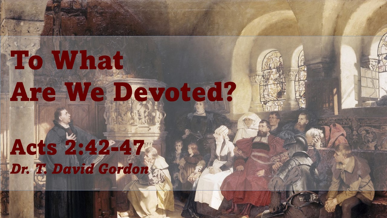 To What Are We Devoted?